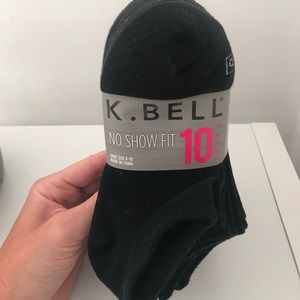 K.Bell Women’s Black Socks Sz. 4-10 (10 Pairs)